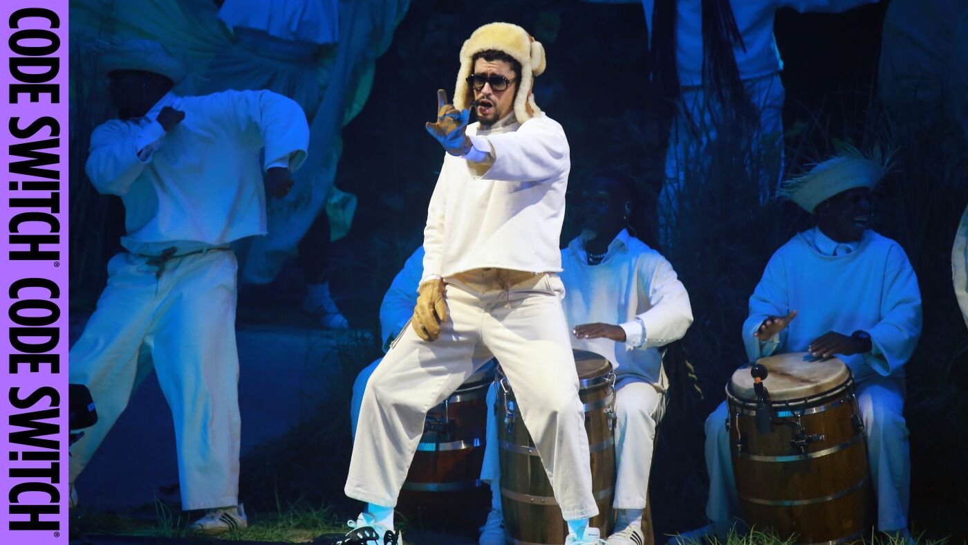 Bad Bunny, resistance, and the Super Bowl halftime show : Code Switch : NPR
