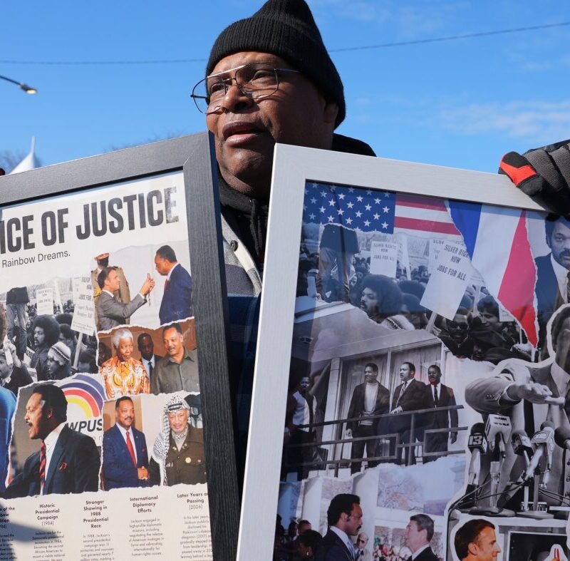 Chicagoans pay respects to Jesse Jackson as cross-country memorial services begin : NPR
