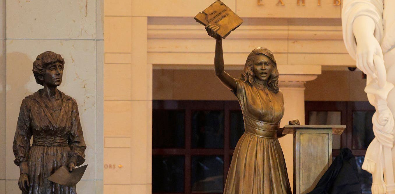 75 years after she led a student strike that helped end school segregation, Barbara Rose Johns now stands in the US Capitol where Robert E. Lee once did